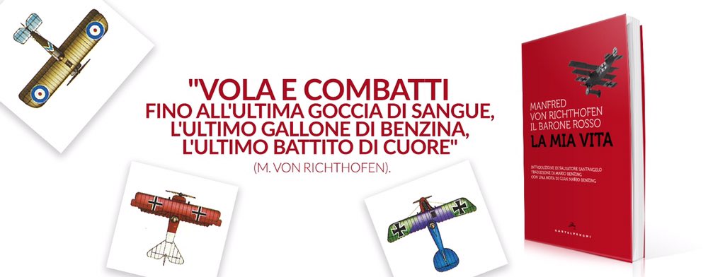 Torna in #libreria "La mia vita" di #ManfredvonRichthofen (<a href="/CastelvecchiEd/">Castelvecchi Editore</a>) <a href="/storiamilitare/">Warum</a> <a href="/marcoleofrigio/">Marco Leofrigio</a> @LumacaGames <a href="/alesansoni/">alessandro sansoni</a> @murgiabr <a href="/Carlo_Prosperi/">Carlo Prosperi</a> @a_g_giuli <a href="/CulturaIdentita/">CulturaIdentità</a> <a href="/edosyloslabini/">edoardo sylos labini</a> <a href="/crespiangelo/">angelo crespi</a> #redbaron #ilbaronerosso #wwi #ww1 #warrior #airwar #fokkerdr1