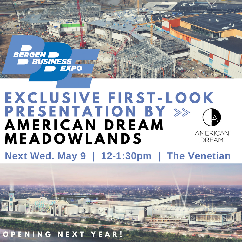 MR_Chamber's tweet photo. As a business in the region, you do not want to miss this exclusive first-look presentation on American Dream by COO, Paul Ghermezian. Register to attend the Bergen Business Expo Luncheon to hear the updates: https://t.co/cMHb8wC37f @bergencountynj https://t.co/Q0soFzM7UQ