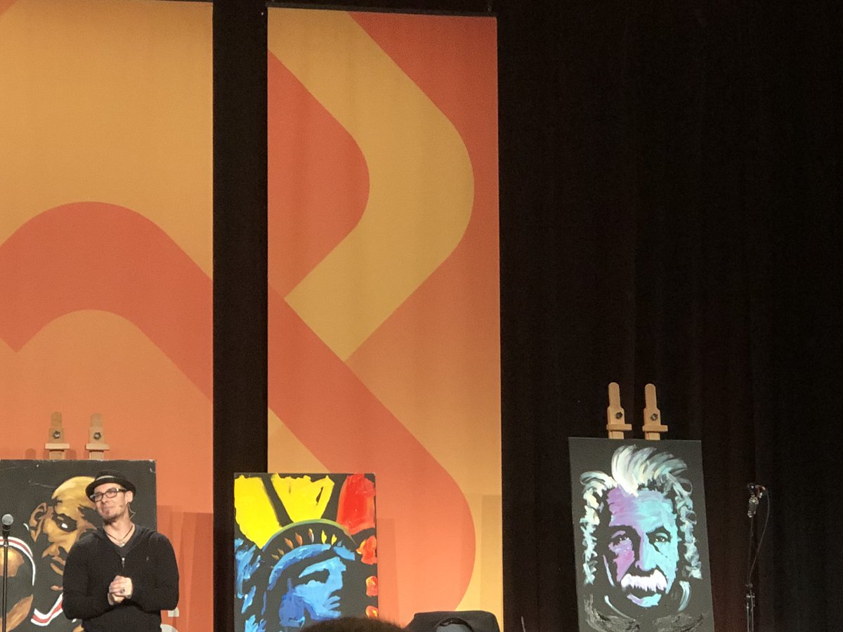 payertey's tweet photo. Great presentation from Eric Wahl, the key note speaker. Unlocking the inner creative side of us to think outside the box in dealing with the recent and emerging cyber threats.#nacacs #nacacs18 #ericwahl https://t.co/HpvX8T88BS