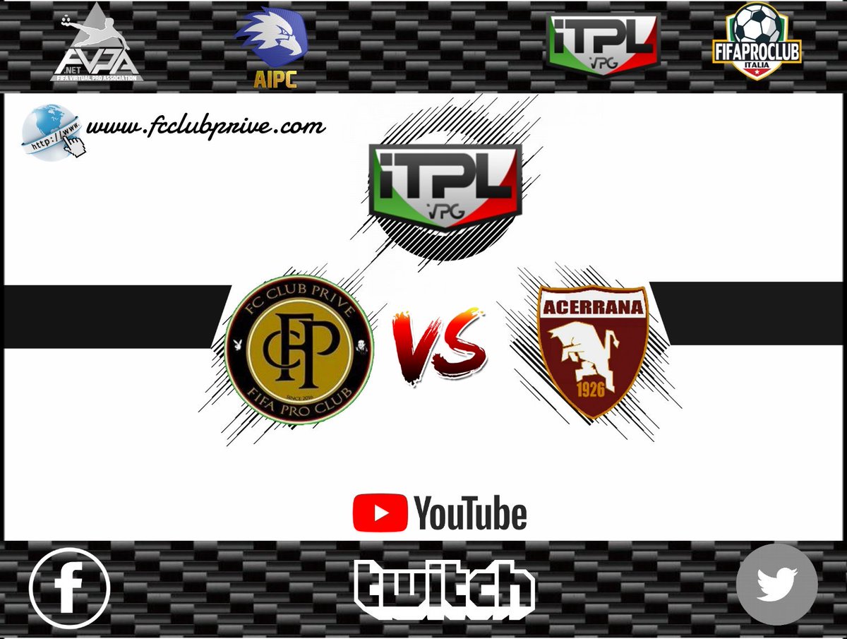 FC Club Privè (@fc_prive) on Twitter photo Risultati:
🏆 <a href="/OfficialVPG/">Virtual Pro Gaming</a> @OfficialITPL
🆚 @Nga18M
🗓 SERIE A
🏠2-1✅
✈ 0-1✅
MAI MOLLARE! AVANTI TUTTA!
#GoPrive ⚫🔶 Risultati:
🏆 <a href="/OfficialVPG/">Virtual Pro Gaming</a> @OfficialITPL
🆚 @Nga18M
🗓 SERIE A
🏠2-1✅
✈ 0-1✅
MAI MOLLARE! AVANTI TUTTA!
#GoPrive ⚫🔶