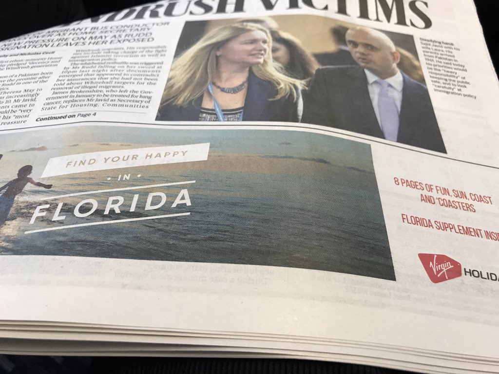 russellquirk's tweet image. Am wondering how @rightmove feels about @VirginHolidays using the same ‘Find Your Happy’ strap line? Or have they done a #Sasda and merged too?