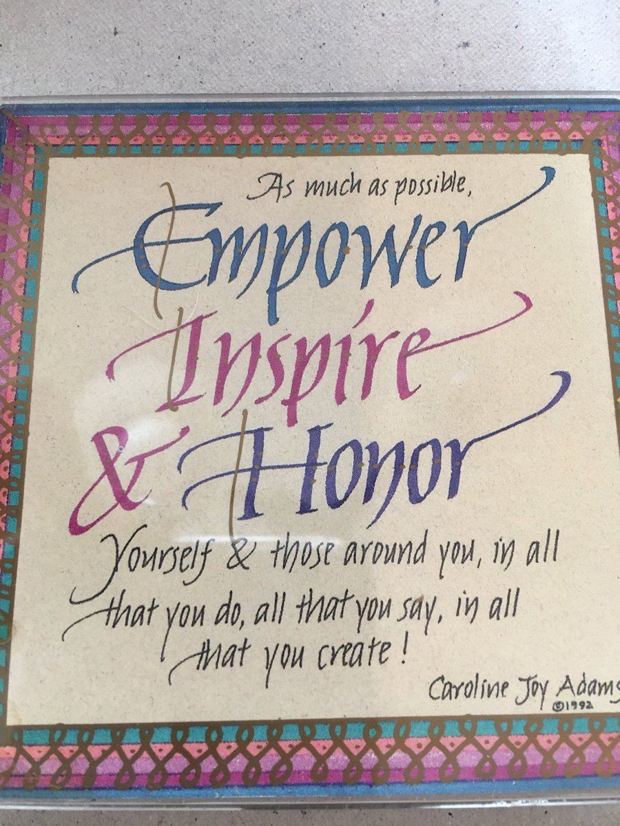 blee01's tweet image. As much as possible, Empower, Inspire, and Honor yourself and those around you in all that you do, all that you say, in all that you create!