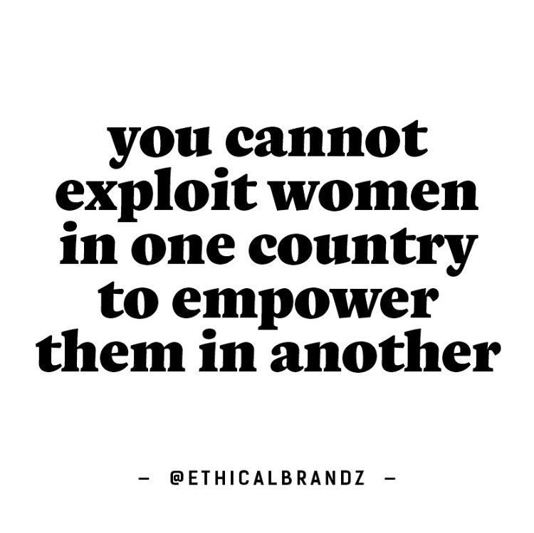 Fash_Rev's tweet photo. Does Your Feminist T-Shirt Empower The Women Who Made It?
The people making our clothes may not be visible, but every garment they make has a silent #MeToo woven into its seams @Carrysomers writes in @HuffPostUK #InternationalWorkersDay #MayDay #LabourDay  https://t.co/ZaJIGPXp9S https://t.co/somuNfPpoy