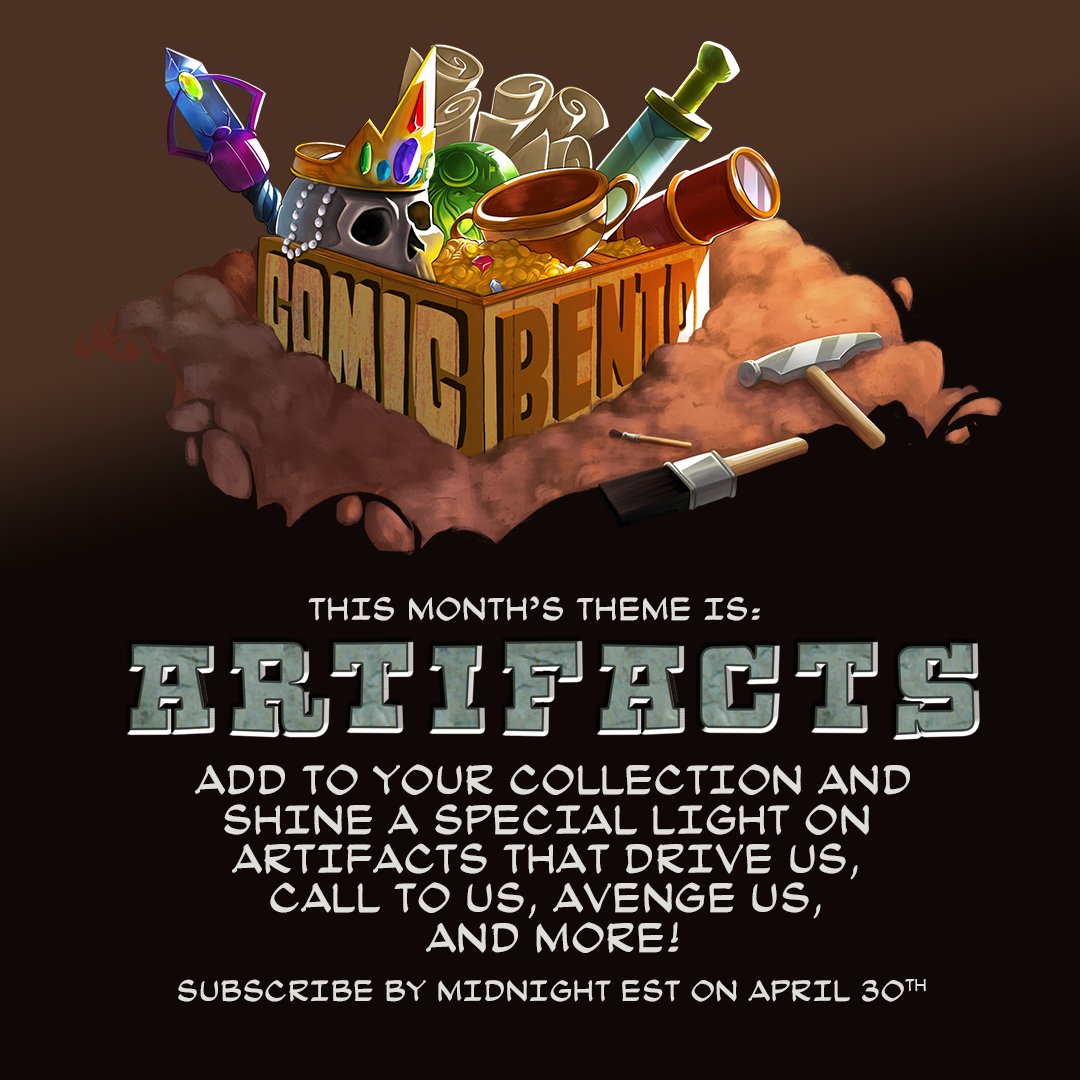 ComicBentoHQ's tweet photo. Today's the last day for ARTIFACTS! get yours with code ART30 to save 30%! https://t.co/7u9slN5QE0 https://t.co/aPXg3pUMf1