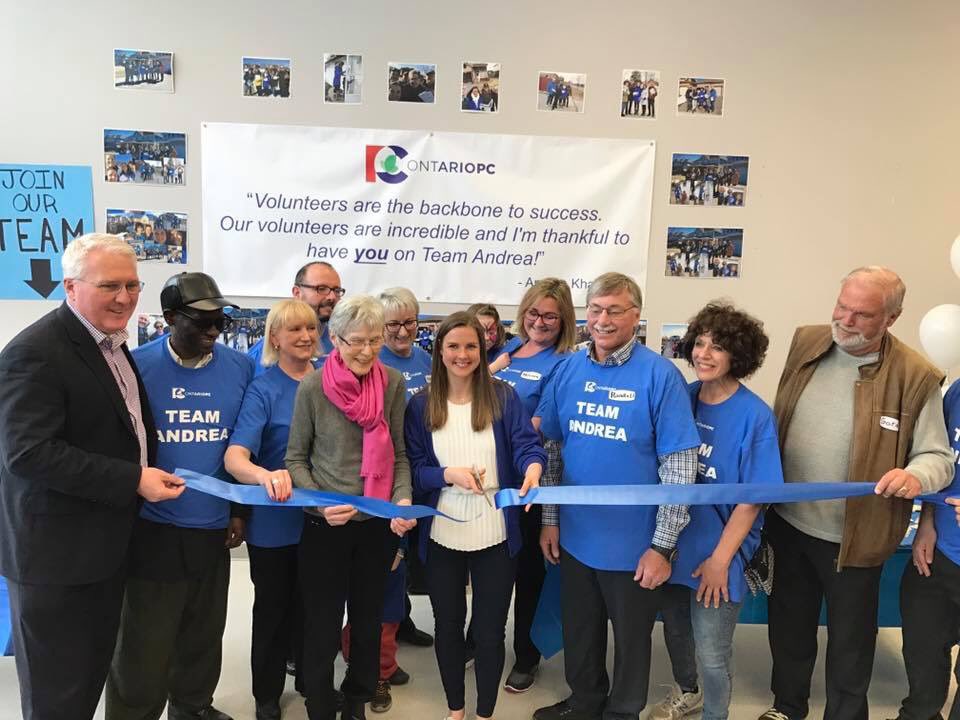 Congratulations to <a href="/Andrea_Khanjin/">Andrea Khanjin</a> on her campaign office opening in Barrie-Innisfil! I am proud to have represented the people of Innisfil at Queen’s Park, and am confident you will be a fantastic MPP! #pcpo #onpoli