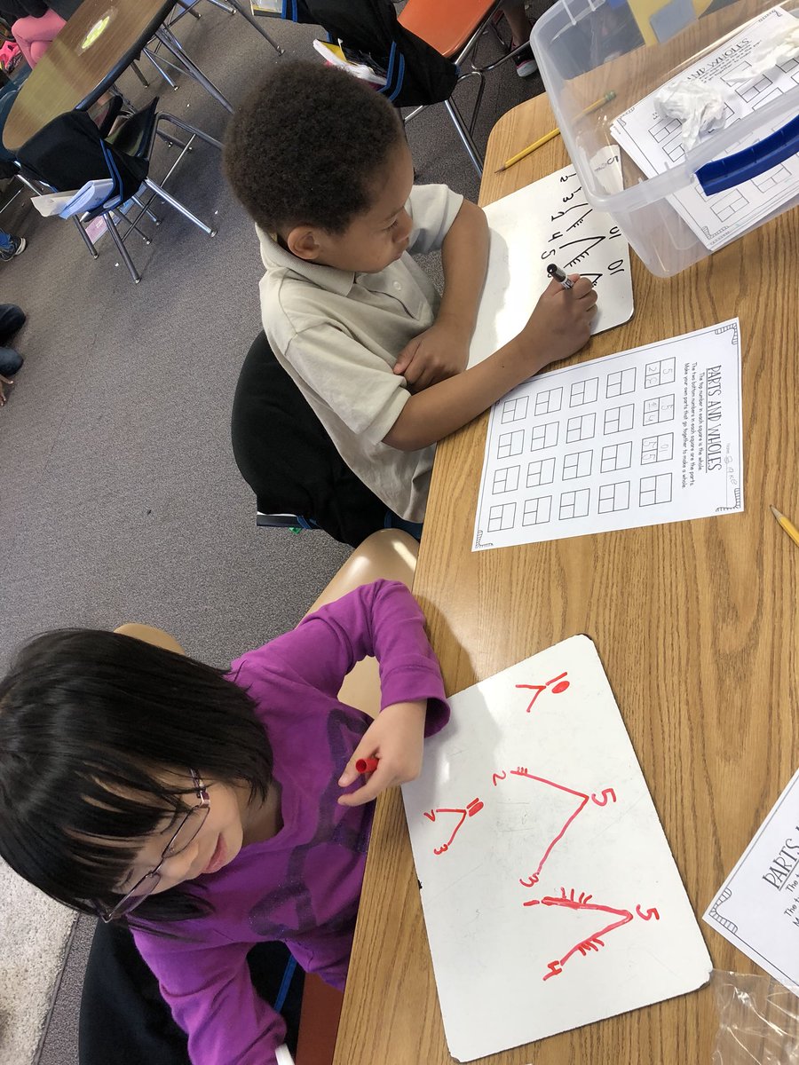 MrsEllersClass's tweet photo. Using math mountains, tiny tumblers and part-part-whole strategies to solve problems! https://t.co/oTLtoJpDJf