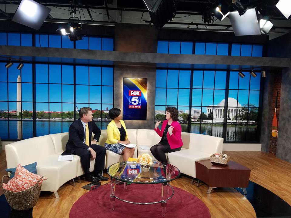 LindaSwindling's tweet photo. More pics from @fox5dc on the show this morning! Great conversation with @Fox5DCAllison and @stevechenevey about stopping workplace #gossips. #FOX5DC #stopcomplainers #MondayMotivation https://t.co/u6wEWcn9a5