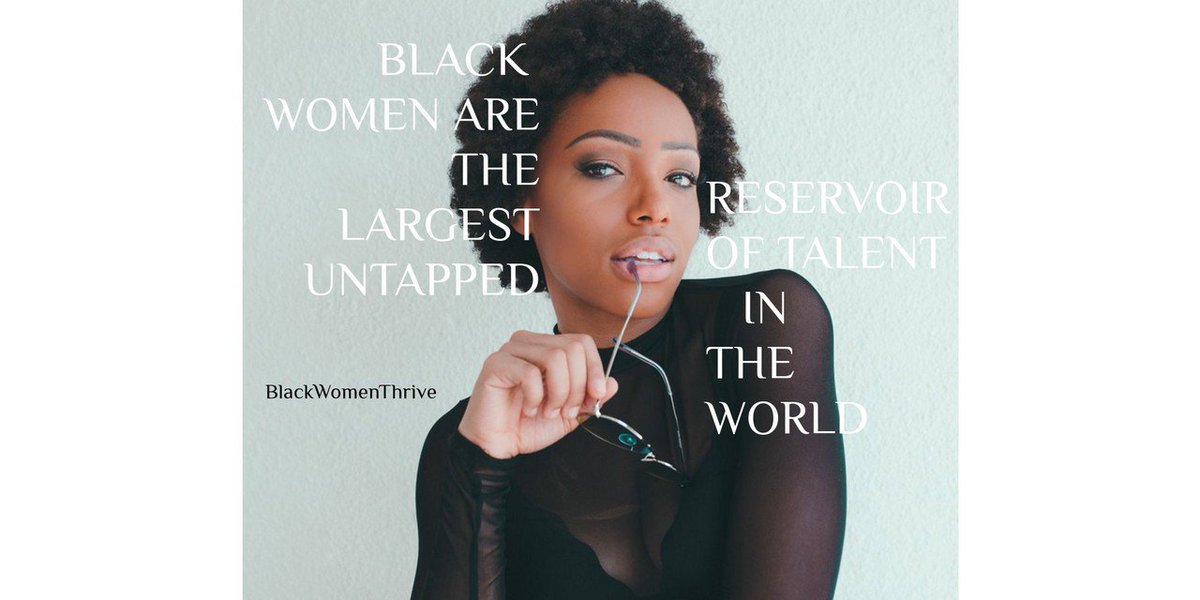 BW_Thrive's tweet image. Retweet if you agree
#blackwomen #Undertapped #underutilized #blacttalent #blackexcellence #blackgirlmagic