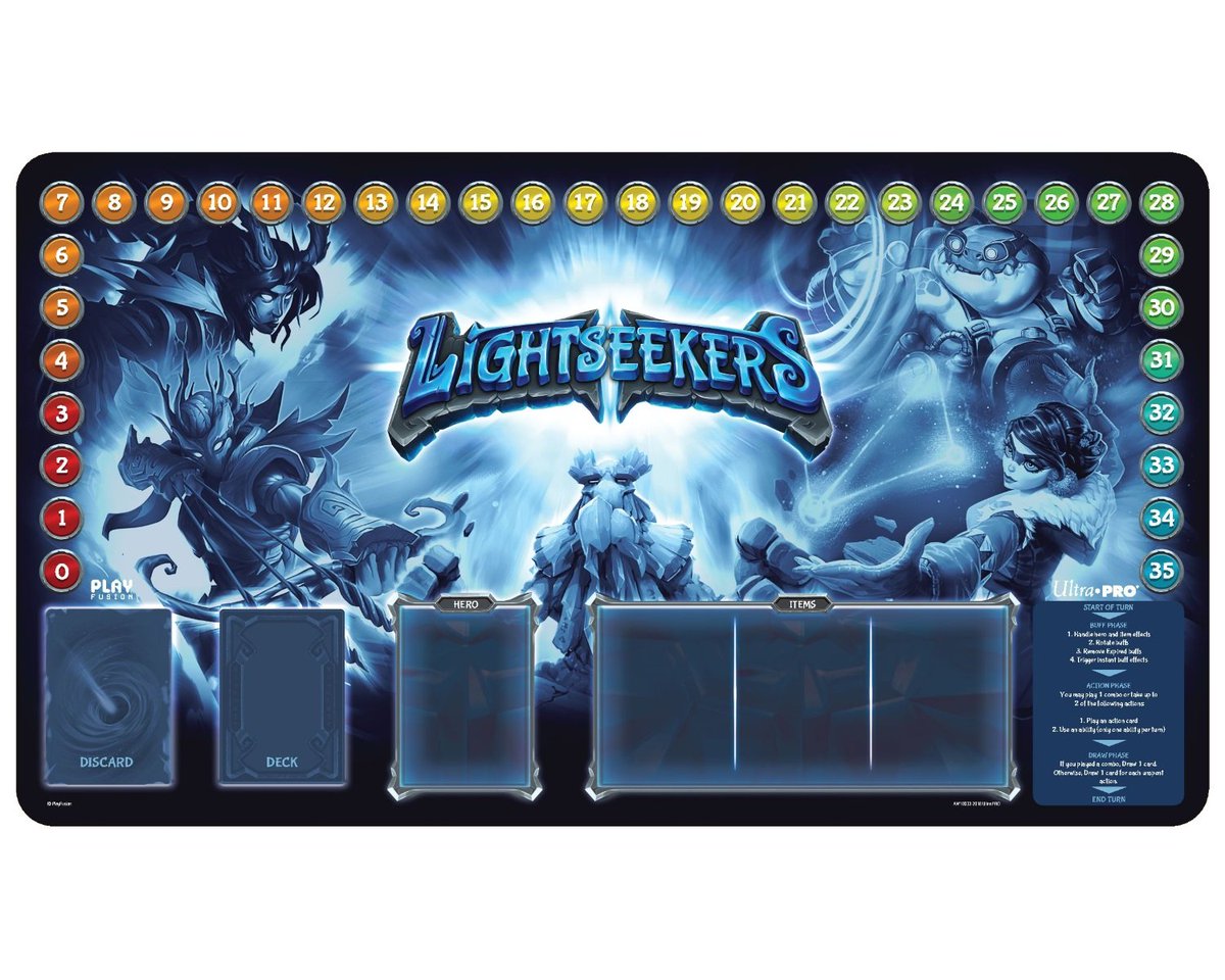 HeroicStarfish's tweet photo. Ultra Pro Playmats for @lightseekerstcg now available to pre-order at Heroic Starfish! https://t.co/U2oFh8FCn2 @lightseekers @UltraProIntl https://t.co/yDCudytOdW