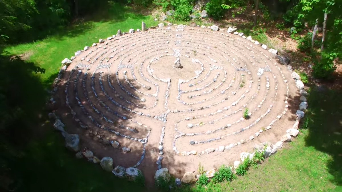 True Inner Path Labyrinth, Southampton, MA now on Labyrinths of New England map (yadinaclark.wixsite.com/labyrinthsne/m…)