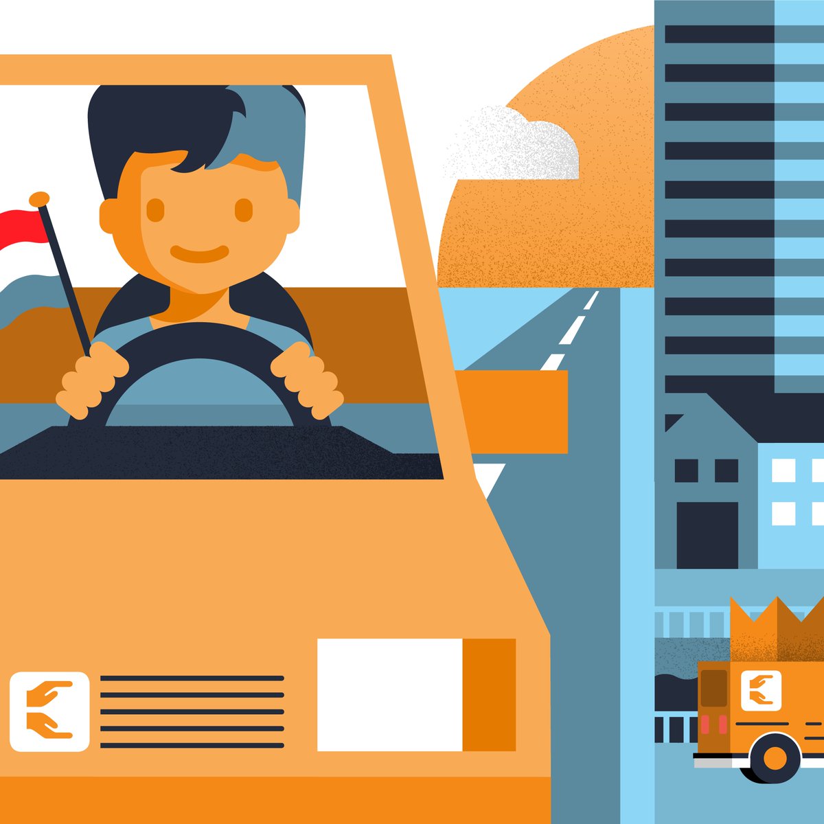 justcargoEU's tweet photo. Ben jij weer boven water na Koningsdag? Misschien voel je nog de gevolgen van een geslaagde Koningsdag, maar die zendingen moeten nu toch echt de deur uit. Dan schakel je de koeriers van Just Cargo in! https://t.co/hLBUMGMsns https://t.co/fk85k5rFKC