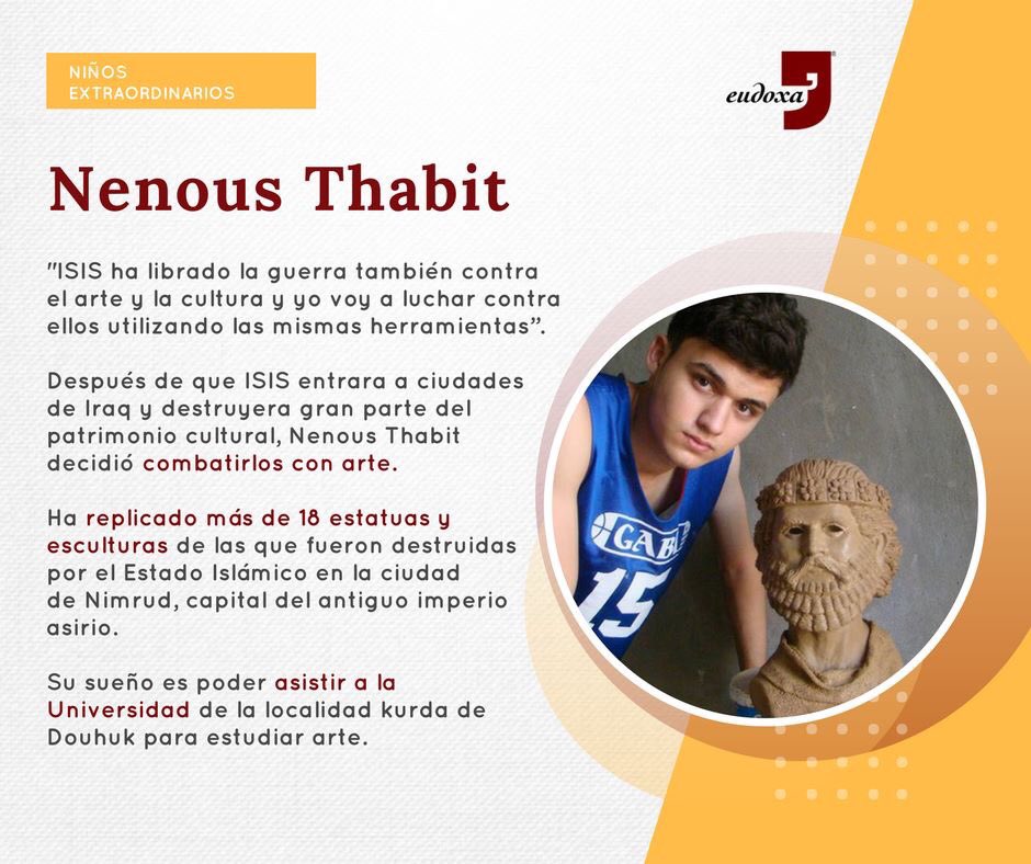 Eudoxa's tweet photo. ¡#FelizDíaDelNiño! Conoce historias extraordinarias de jóvenes extraordinarios. https://t.co/nouePVPxvI