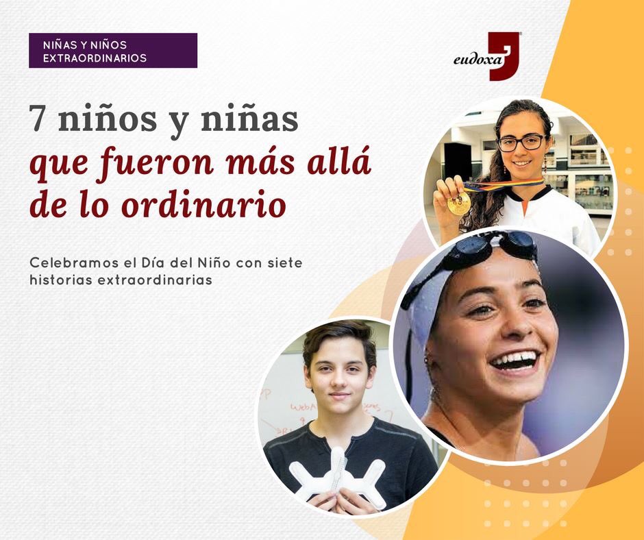 Eudoxa's tweet photo. ¡#FelizDíaDelNiño! Conoce historias extraordinarias de jóvenes extraordinarios. https://t.co/nouePVPxvI
