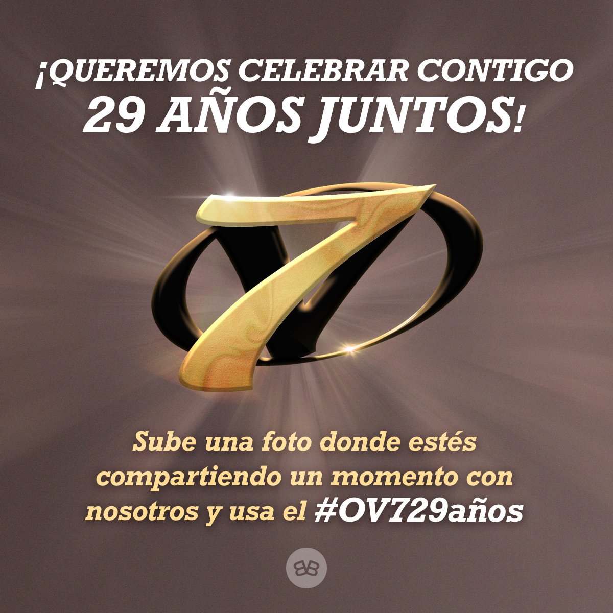 ov7oficial's tweet photo. ¡Celebremos nuestros 29 años juntos! 🎵 Sube hoy tu foto 📸 con nosotros, o video de algún momento que hayamos compartido usando el hashtag #OV729Años ❤🎉🎤 https://t.co/avqO2gITUI
