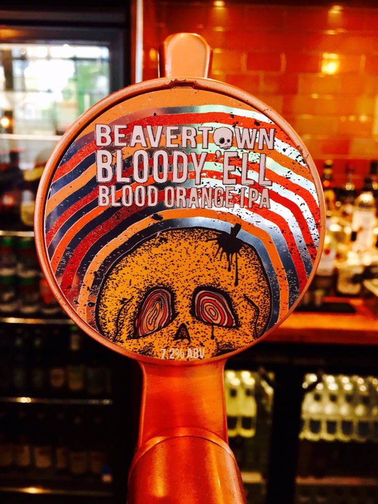 union_tavern's tweet photo. It's on!! @BeavertownBeer BLOODY 'ELL Blood orange IPA 7.2% Come and get it!! #beergenius #craftbeer https://t.co/CnHBJRTkSm