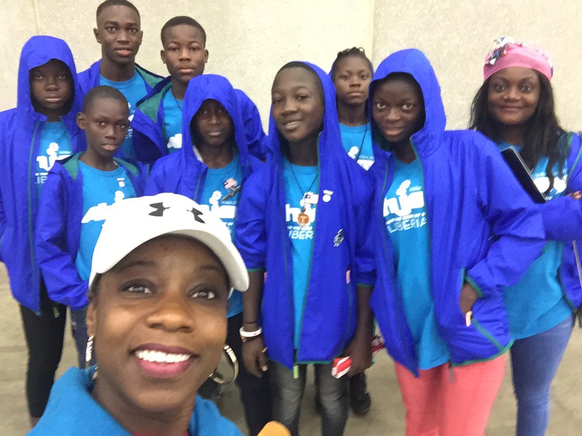 #VEXWorlds2018  #VexWorlds Liberia's second time getting represented at the Olympics of Robotics!!