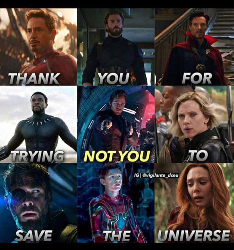 This pretty much sums up #InfinityWar