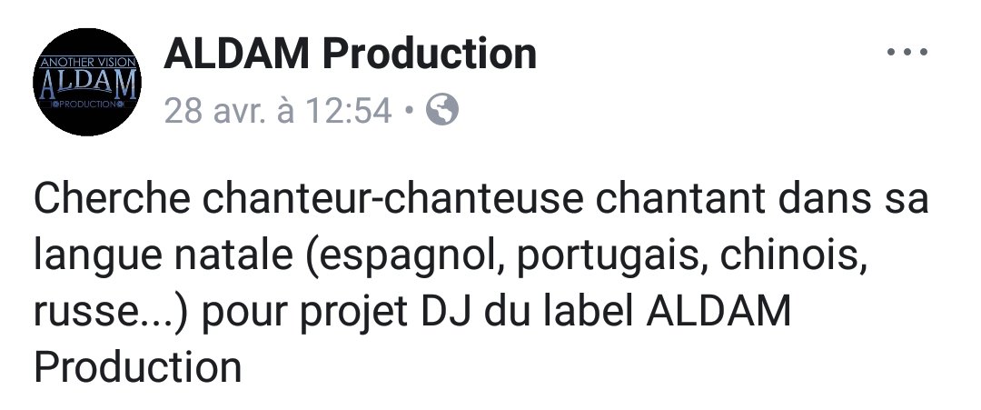 ALDAM_prod's tweet photo. Une petite annonce du label ! Nous nous trouvons sur #Nice sur la #CotedAzurFrance, contacter nous https://t.co/bsRURNRomy

#frenchmusic #frenchlabel #label https://t.co/gn68uhS7AG