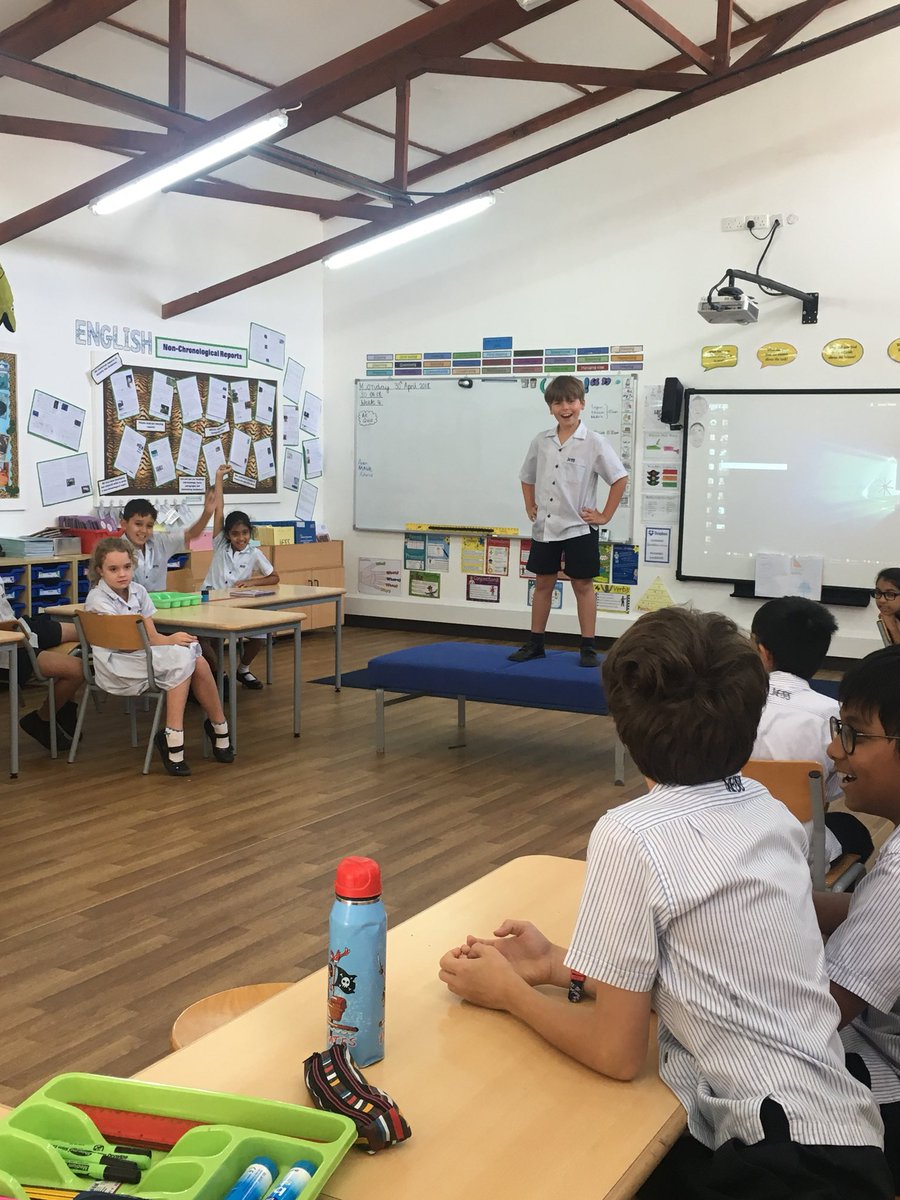 JESSJumeirahYR4's tweet photo. 4R ‘hot seating’ Beowulf and two of his trusty soldiers. How do you feel about going to fight the dreadful Grendel? A great way to illicit understanding and develop empathy skills. #JESSJumEnglish #JESSJumReading https://t.co/SwTbiNaBwG