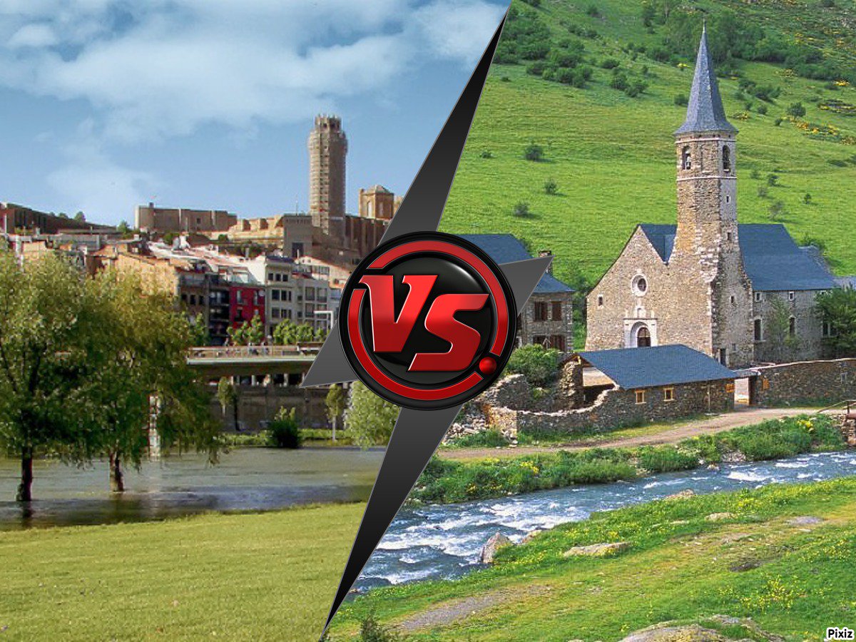 Els primers contrincants són:
L'edifici inacabable 🆚 El bosc més famós de Cat
Poble medieval que no és Montblanc 🆚 Maresme, lliure i tropical
Tabàrnia de Baix 🆚 Arròs, flamencs, sorra i aigua
La platja on ningú s'ha banyat encara 🆚 Pistes d'esquí i vaques