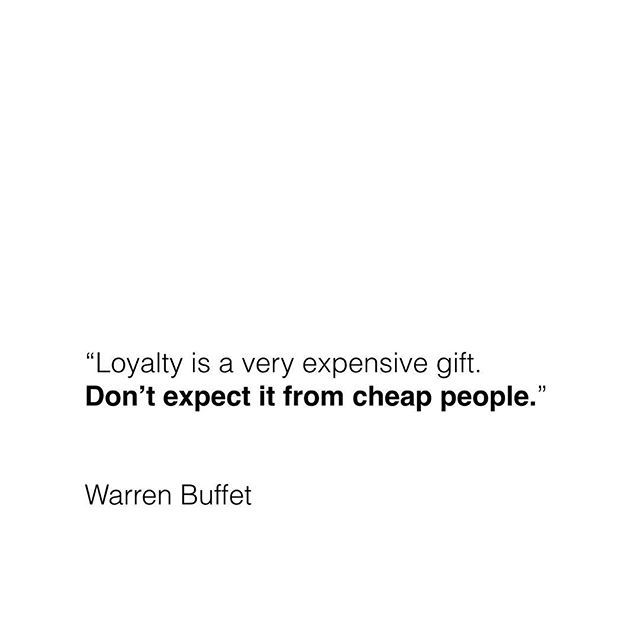 :: EXPECTATIONS, don’t have any. 
____________
Everyday in business, we learn something, and often we learn it the hard way. Here’s never making the same mistake twice 🙂❤️
____________
#warrenbuffet #quotes #quoteoftheday #quote #business #designlife… ift.tt/2Ks5Syi