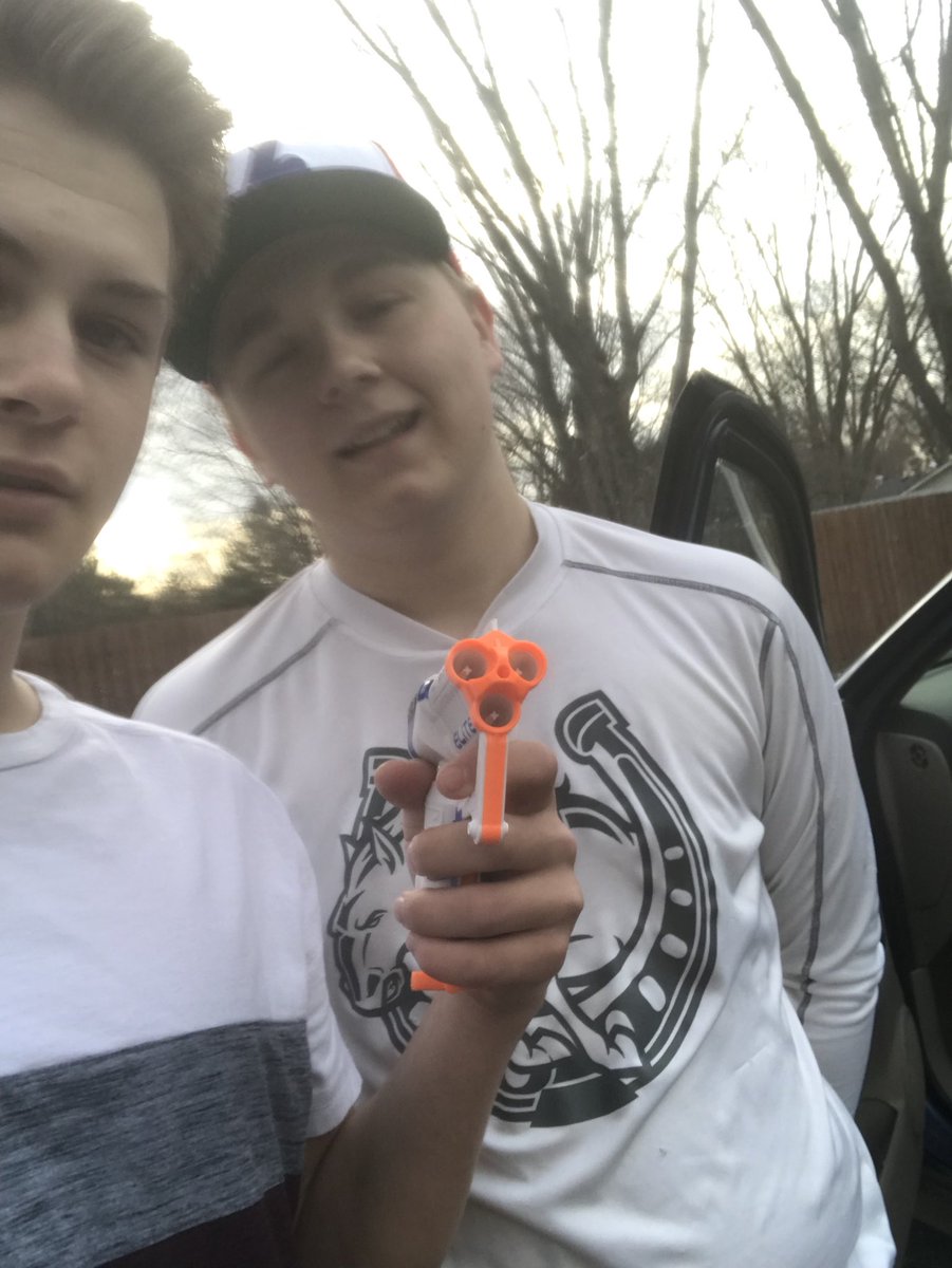 ScottsTotsNerf's tweet photo. Dallin swanson of @ScottsTotsNerf with the early morning merk on Isaac Anderson of @ThotPatrolNerf @StillyNerf https://t.co/dqNIM4MBWI