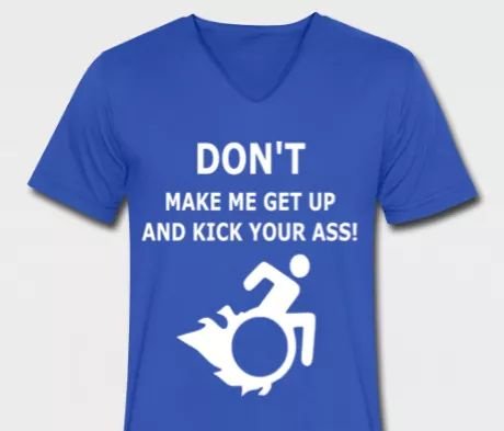 Looking for a #funny T-shirt for the #summer 🤔 

Check out the shop of @Wheelchaimafia wheelchairmafia.nl 👍

#wheelchairfun #wheelchair #fun #disability #wheelchair #humor #wheelchairs #wheelchairlife #wheelchairmafia #lifestyle #disabled #funtime #disabledfashion