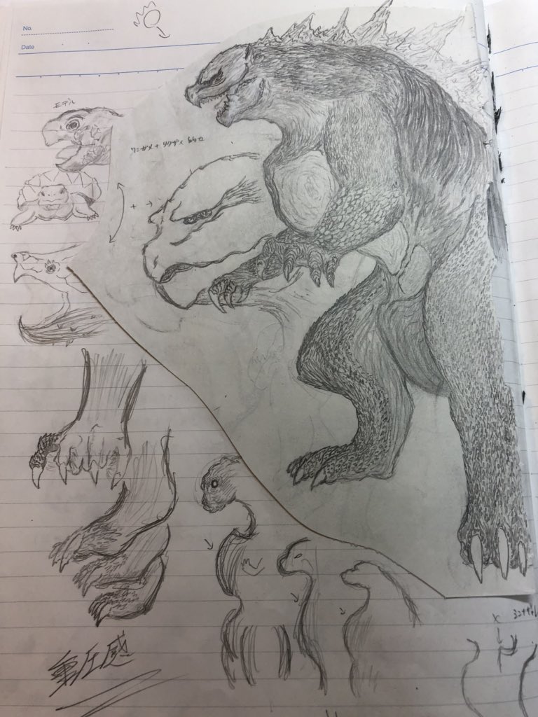 monsterhunterGG's tweet photo. #ゴジラ
#GODZILLA
#オリジナルゴジラ
#OriginalGodzilla
あ、そうだ!オリジナルゴジラ完成しました!!こんな感じです(´∀`*) https://t.co/qIMnu8Va5G
