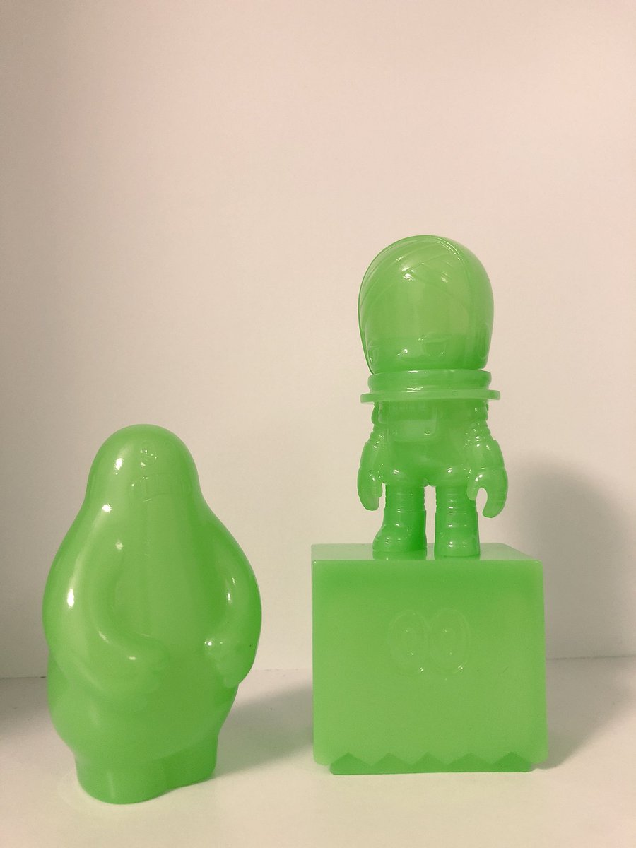 DISC_IN's tweet photo. スーフェス77
KAIJIN「プチプチガルラ（スライムグリーン）」。
透けるようなグリーン。Mr.ダンプ&amp;ハローさんと同じカラーなのでハローガルラ。 #kaijintoy #oneuptoy #sf77 https://t.co/s6TlXx8VME