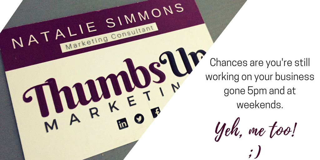 Natalie82Tweets's tweet photo. Running a business is hard, hard work. It's no 9 till 5! So, that's why I make myself available at weekends and evenings for those client who need me to be. It's the little things that make Thumbs Up Marketing personal and responsive. Let's grow your business!🌱 https://t.co/YEeAj5y8mA