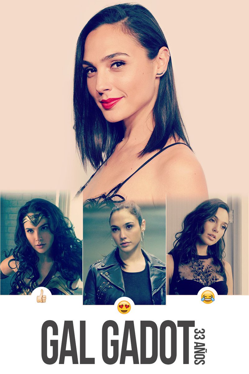 Cinepolis's tweet photo. ¡Hoy es cumpleaños de nuestra mujer maravilla! Todos a felicitar a #GalGadot recordando sus mejores actuaciones. ¿Cuál es tu favorita? https://t.co/Hf4I5vJ8GG
