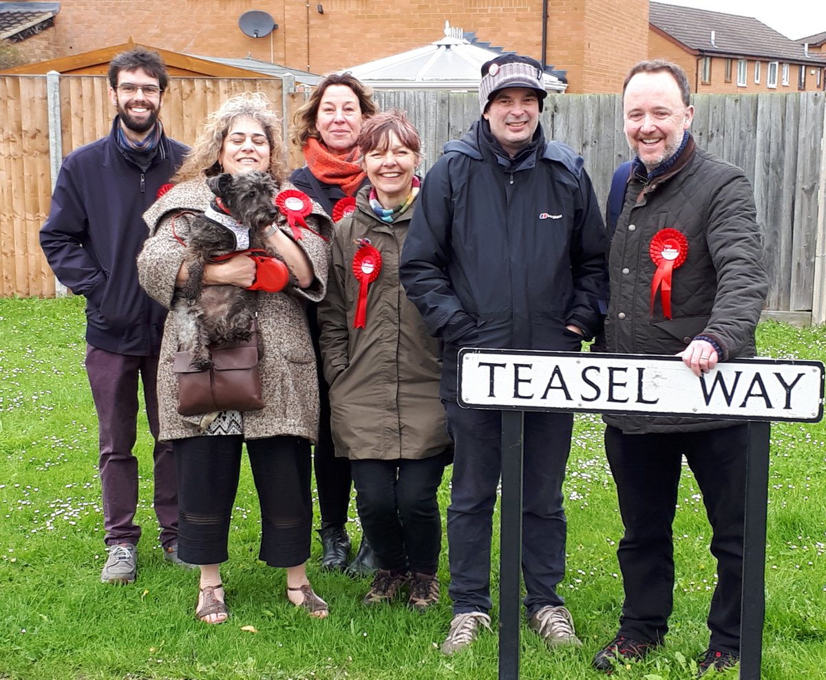 Final canvass (still in winter coats!) #FenDitton & #Fulbourn ward - started in January now every street in every village has been canvassed for #SCDC election. Lots of support on the #LabourDoorstep. It's time for change @labour_local @rurallabouruk