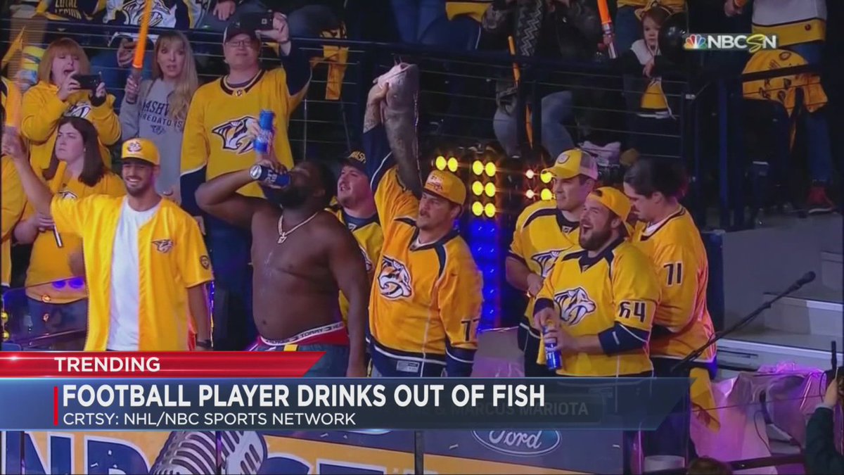 News 4 Buffalo It S A Tradition In Nashville To Throw A Catfish On The Ice Before Predators Playoff Games Some Guys Took It To The Next Level T Co Nyz2nsrzet T Co Tflewvzcky