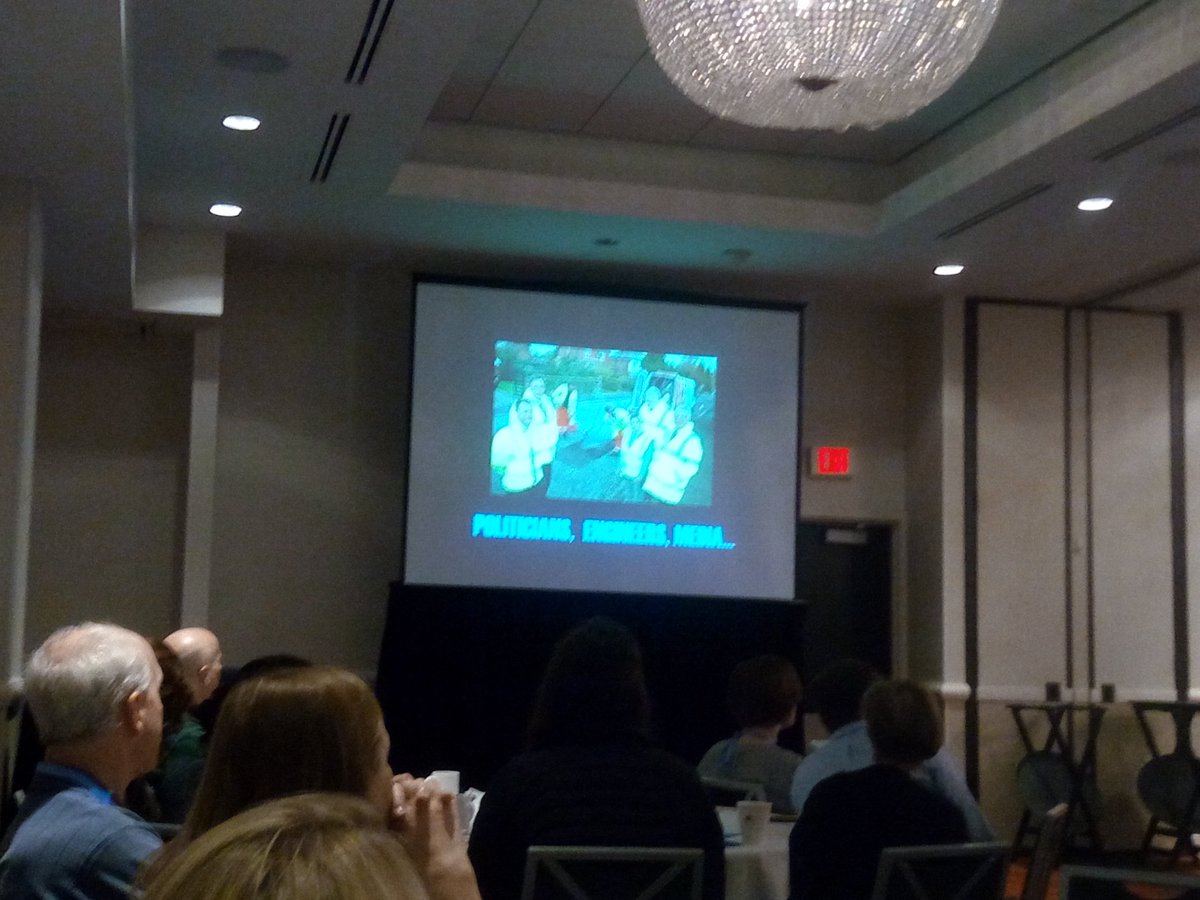 norskieMN's tweet photo. Good point by @Penalosa_G: Media needs to be invited to transportation conferences. @BikeMN @patrickseeb @dmc #bikewalk18 #potholepower https://t.co/05qK8YfsmO