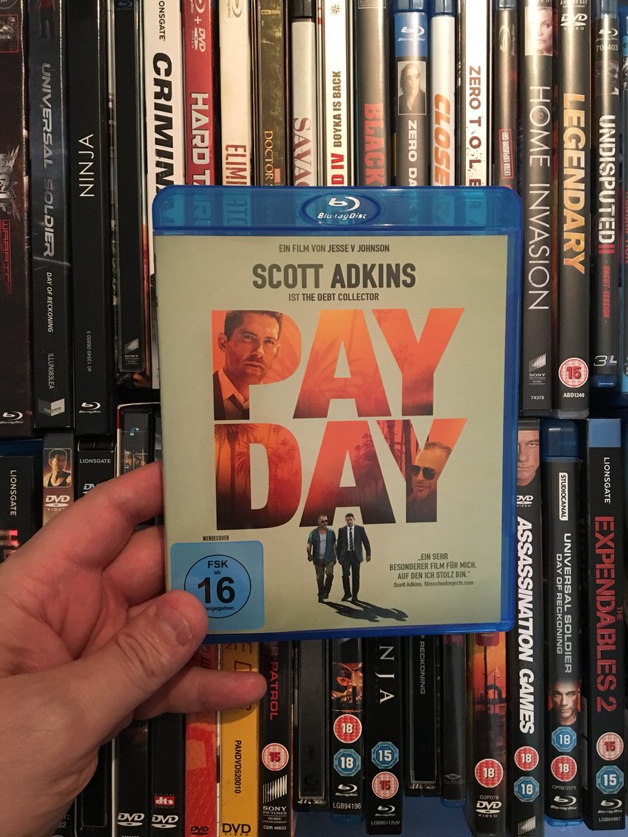 joshuk67's tweet photo. @TheScottAdkins Look what arrived today mate. New German Blu-ray release of #thedebtcollector @TheScottAdkins @louismandylor @amazon.de #legallypurchased #dontstreamillegally https://t.co/LFeyIltGDa