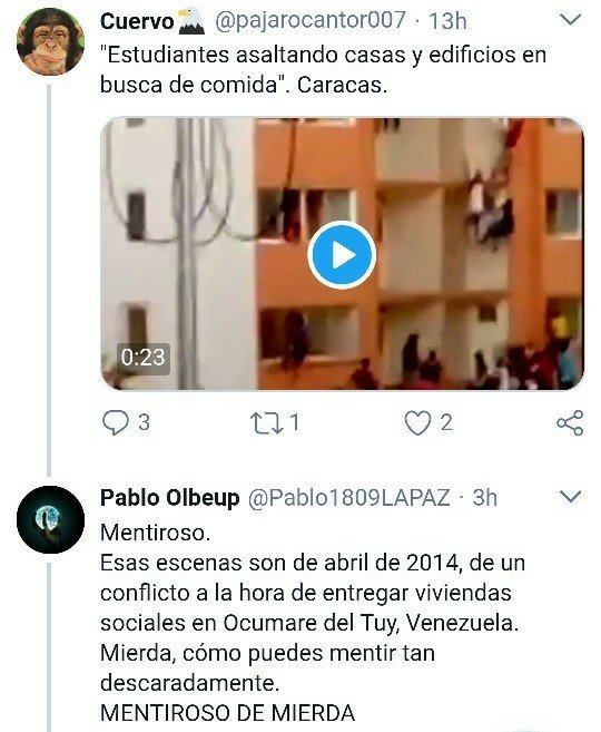Pablo1809LAPAZ's tweet photo. Destapando las #FakeNews del #MENTIROSO

#Latinoamérica  DEBE levantar la cabeza de una vez por todas. https://t.co/Zn6FJVB3OL