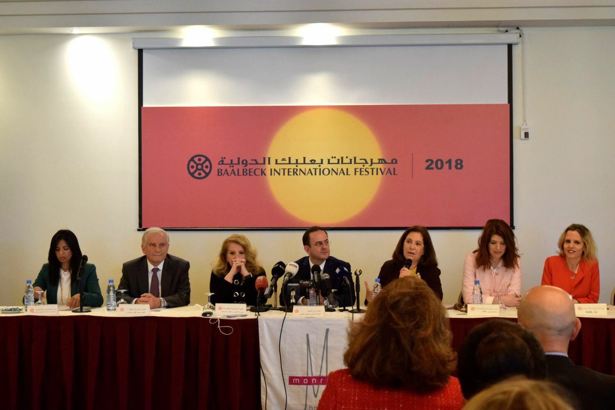 mintandhint's tweet photo. Baalbeck International Festival press conference to announce the festival program for 2018. Abeer Darwiche Photos Nikon and report @AbeerDarwiche #baalbeckinternationalfestival #PressConference #program2018 #abeerdarwiche #nikon #mintandhint @BaalbeckFest @nayladefreige https://t.co/y6p4W6ijE2