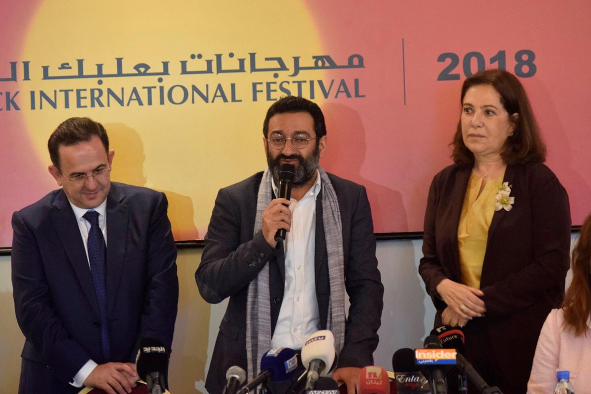 mintandhint's tweet photo. Baalbeck International Festival press conference to announce the festival program for 2018. Abeer Darwiche Photos Nikon and report @AbeerDarwiche #baalbeckinternationalfestival #PressConference #program2018 #abeerdarwiche #nikon #mintandhint @BaalbeckFest @nayladefreige https://t.co/y6p4W6ijE2
