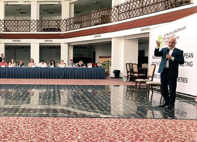drkerem's tweet photo. I started humanitarianism as a young volunteer by looking for the purpose and meaning of life, now I am trying to make a contribution to humanity as a senior young volunteer😉 in the RedFamily, like our futures,RCRC Youth
Lovely to be here with you❤️🤗#youthconference #eycm2018 https://t.co/WsLMQeRPjl
