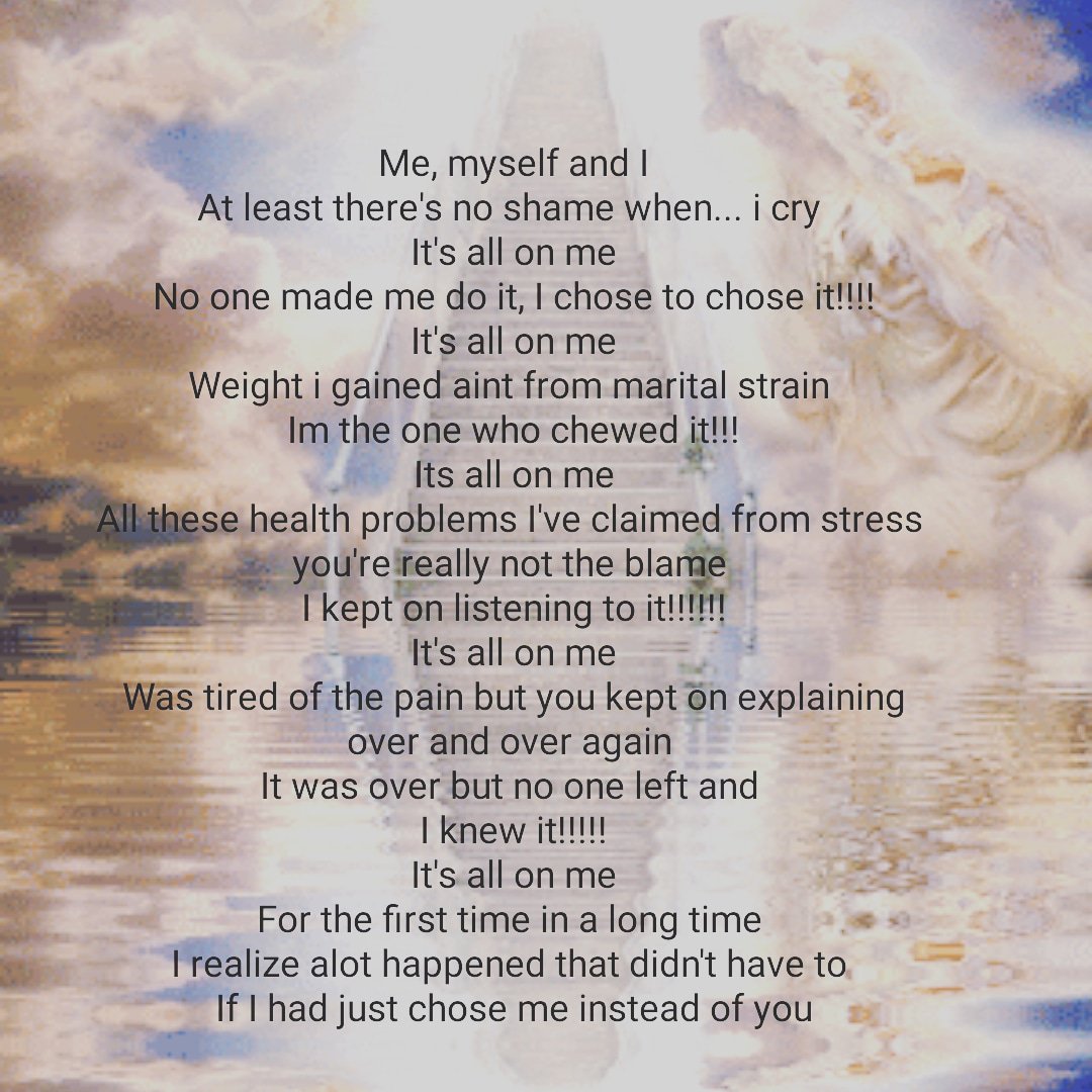 Me , myself and I 
@RealisticPoetry Me , myself and I..  happy Monday beautiful people,  blessings and more blessings #nationalpoetrymonth #poetsofinstagram #poetrycommunity  #lyricist #lyricalpoetry #photographer #photography #singersongwriter #publishedauthor #publicist #music