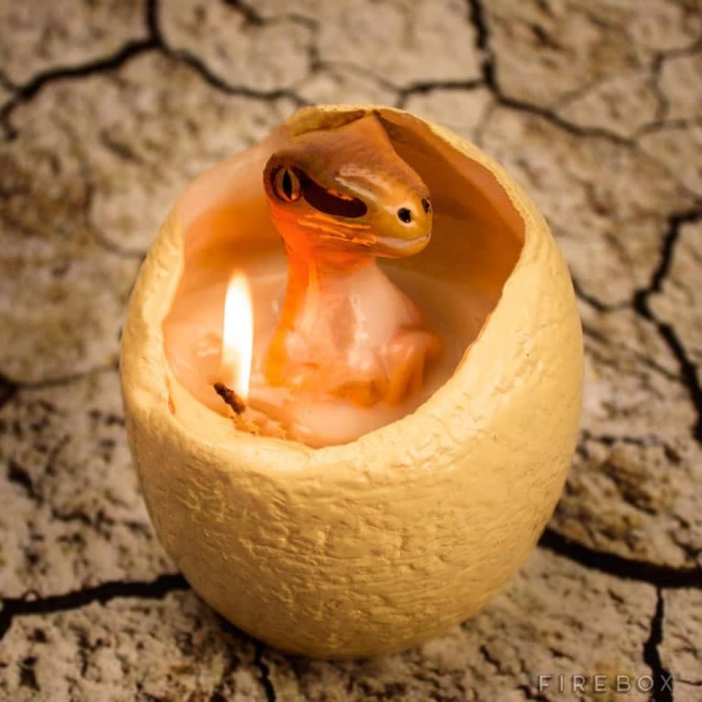 Hatching #Dinosaur Candle Is The Safer Way To A Pet Baby Velociraptor is.gd/bKX7Cj #Decor