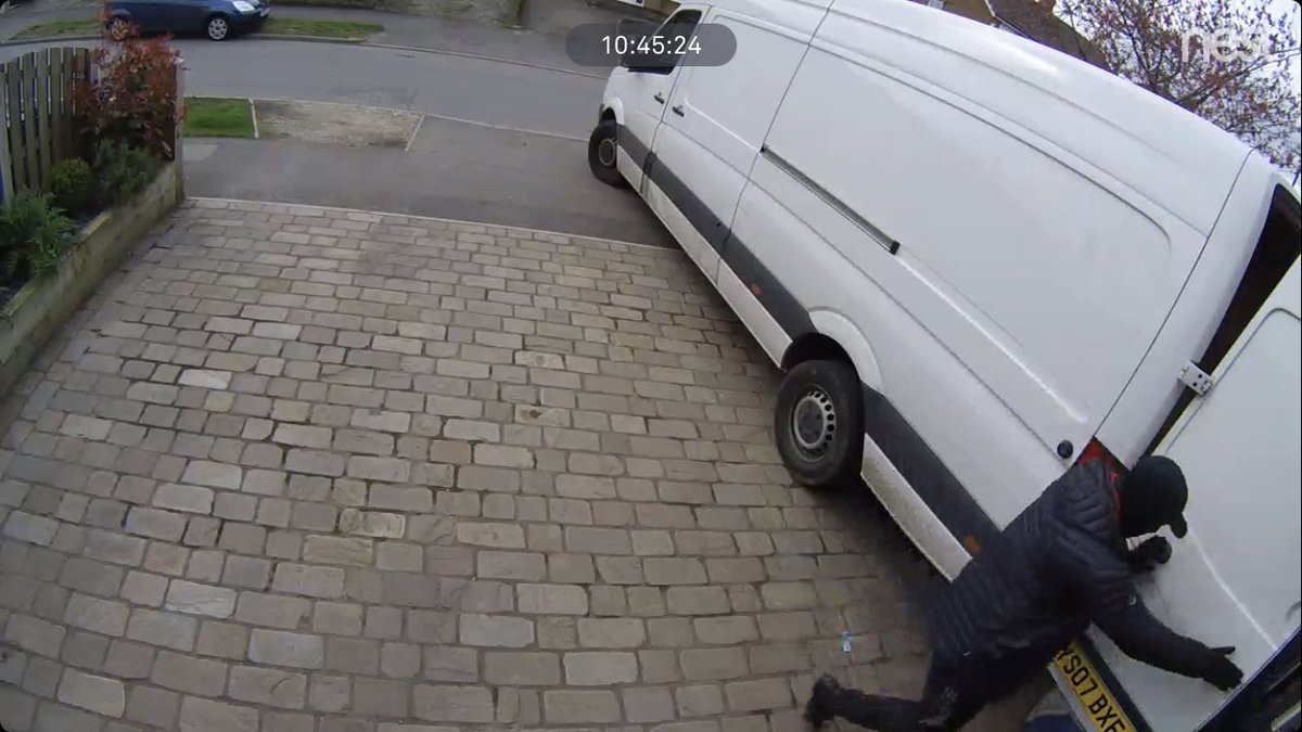 Please Share and catch these Bastards 10:45 am today reversed on my drive and stole all my tools out of garage. Reg YS07 BXF