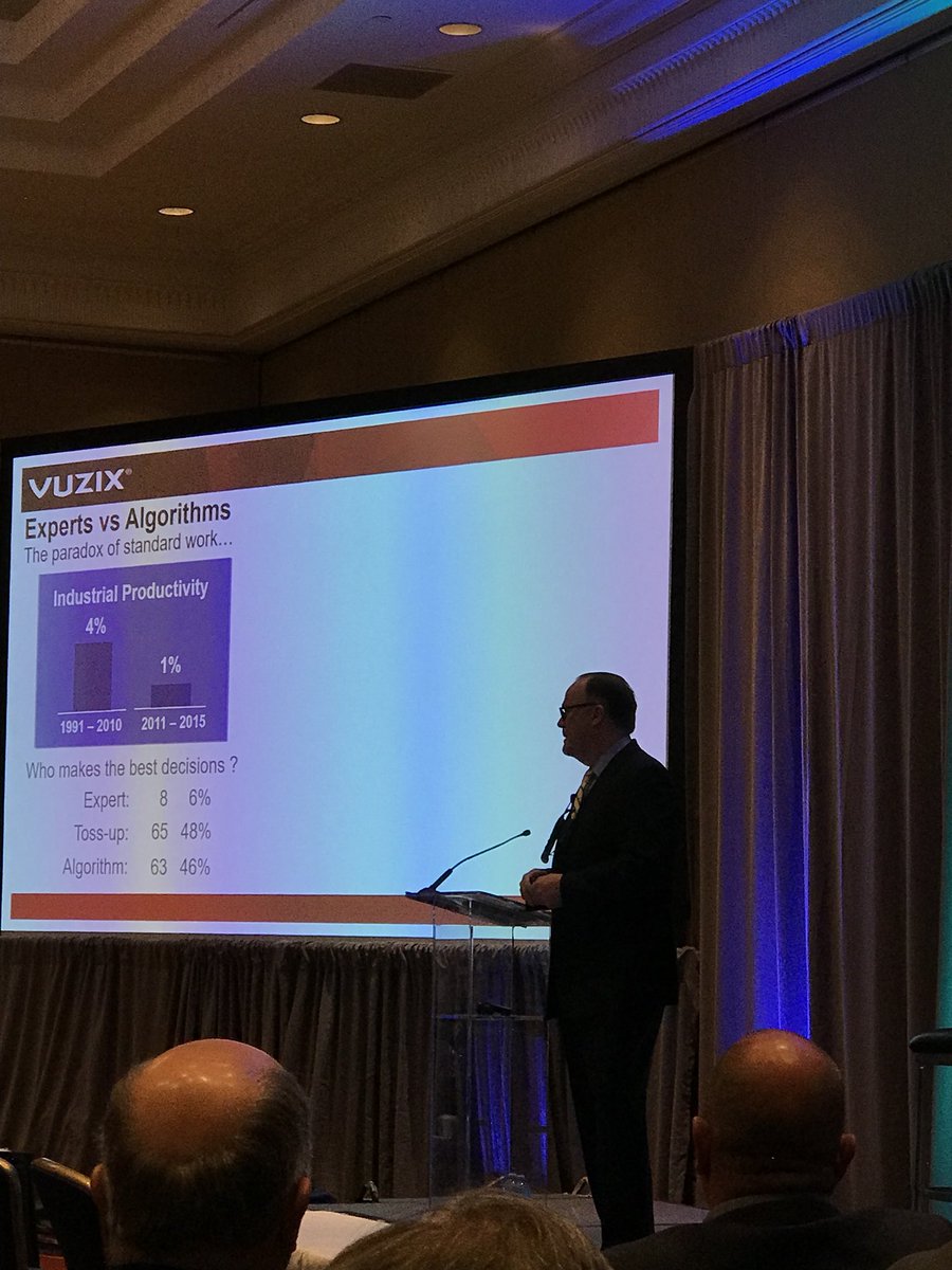 Future of Work - who wins? Expert or Algorithm? Algorithm. #AMEcosystem