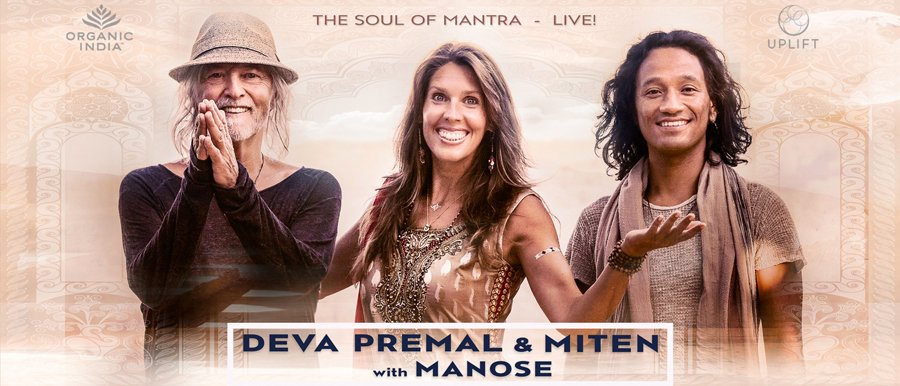 DevaPremalMiten's tweet photo. The Soul of Mantra - Live tour starts tomorrow in Boulder, AZ with Deva, Miten, Manose, Rishi, Joby &amp; Spencer and of course joined by your voices!
Full schedule and all dates are on the website: 
https://t.co/Uy8GraHilz https://t.co/eS7jlZh5Bg