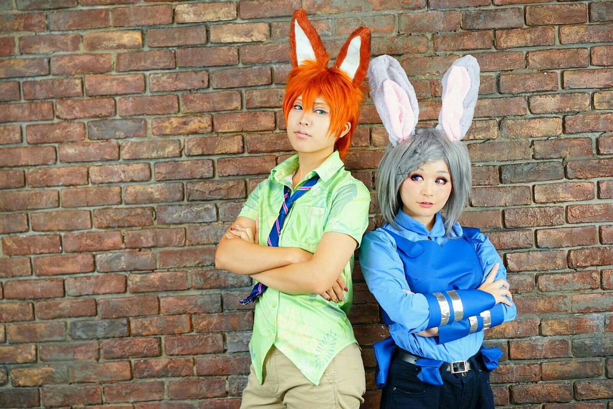 りん コスプレ ニクジュディ ズートピア ニック ワイルド ひのさん ジュディ ホップス りん 撮影 トン汁さん