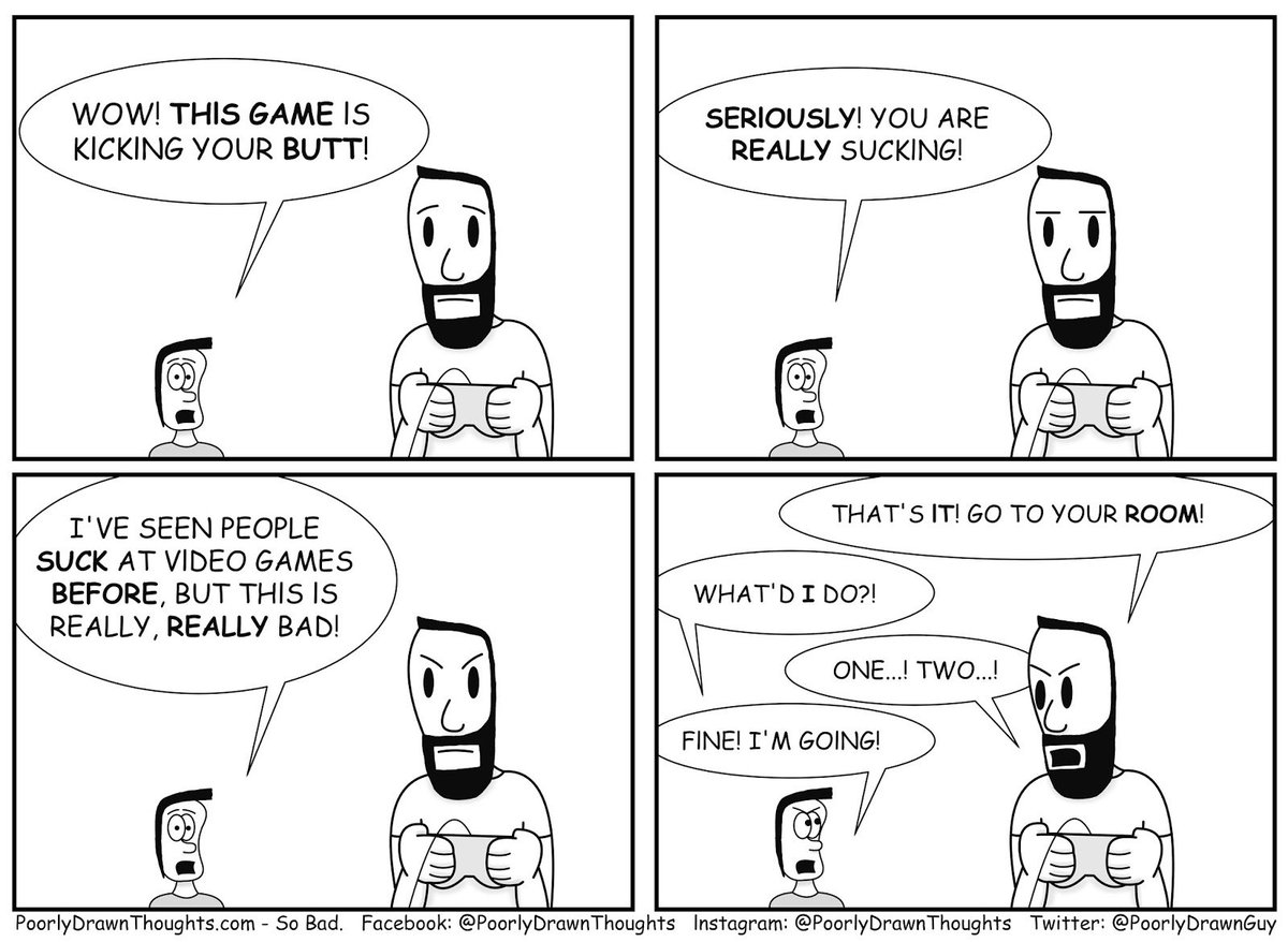 PoorlyDrawnGuy's tweet photo. New comic! "So bad." It's about something my kid does that I love!
https://t.co/7BHitEXZ1P
#webcomic #art #parenting https://t.co/7bPk2Br1NF