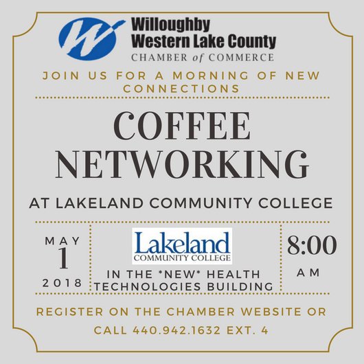 WWLCchamber's tweet photo. Last chance to register for our coffee networking tomorrow morning at @LakelandCommCol . Start your Tuesday off with our group of friendly business professionals! FREE for members! Register here: https://t.co/gwKAMjlWI9
#networking #growyourbusiness #coffeenetworking https://t.co/dr0Eh0eyae