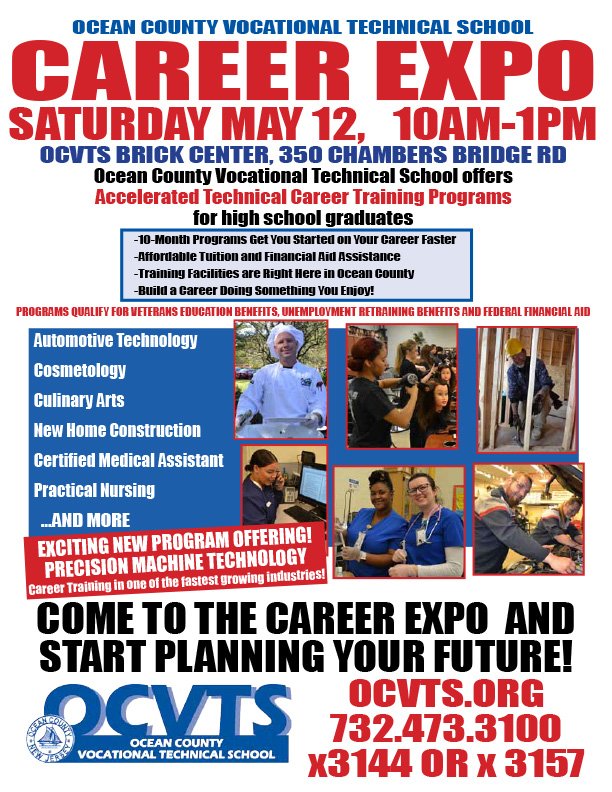 OCVTS's tweet photo. #ocvts #oceancounty #tomsriver #tomsriveronline #wearetr #njjobs #tomsriverpatch #education #geteducated #training #careertraining https://t.co/7UWsLdpsX2