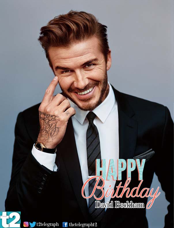 Heart-throb, icon and brilliant on the pitch -- David Beckham, t2 wishes you a happy birthday. 