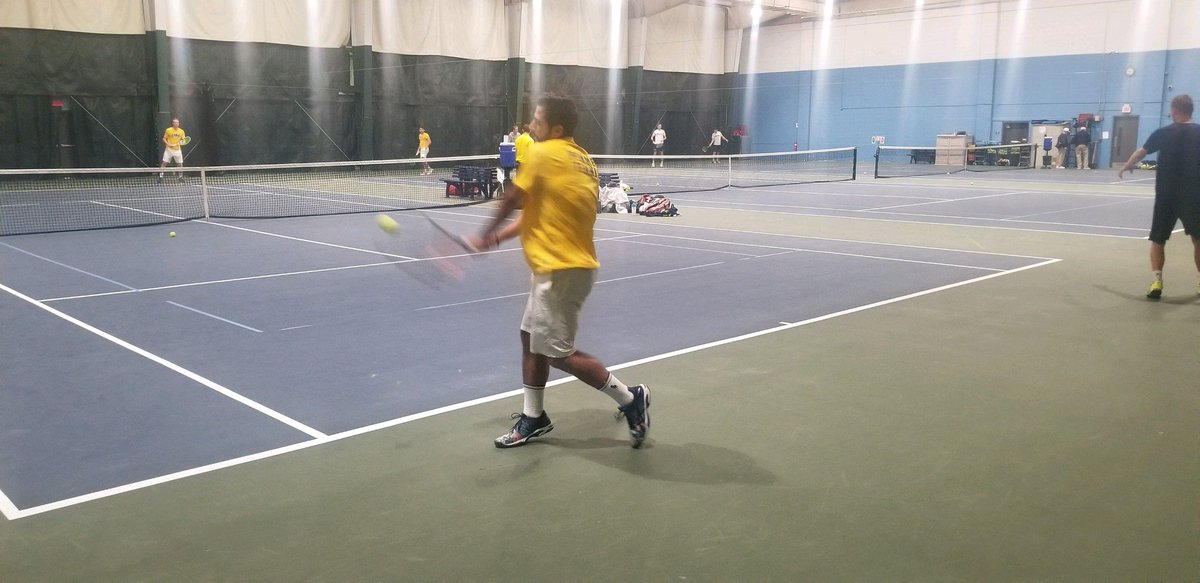 Breakfast at Concordia. SNHU Men's tennis to take on Merrimack College today. Let's go penmen!